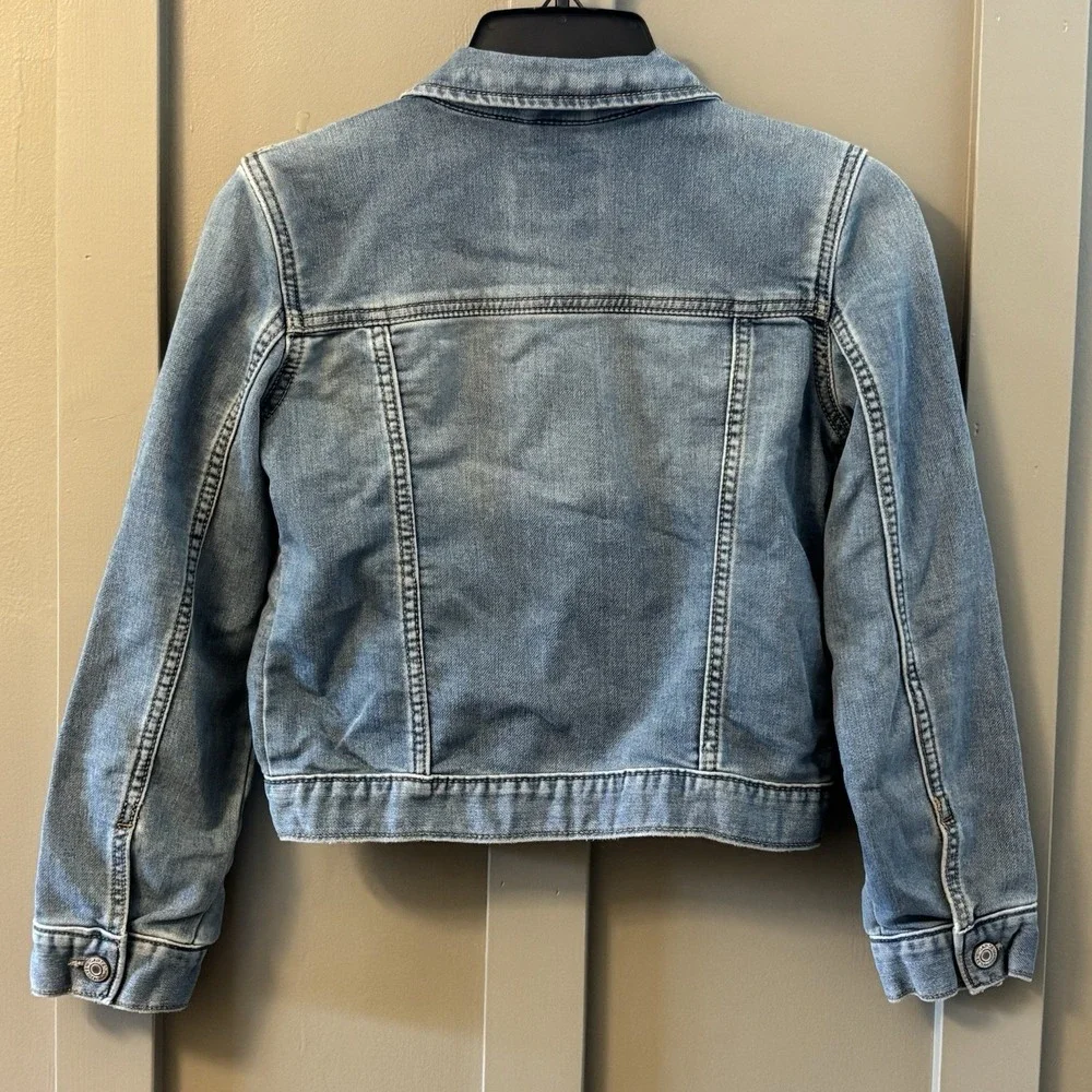 Gap Kids Faded Blue‎ Denim Jacket Size Large (10) – Classic Everyday Jean Jacket